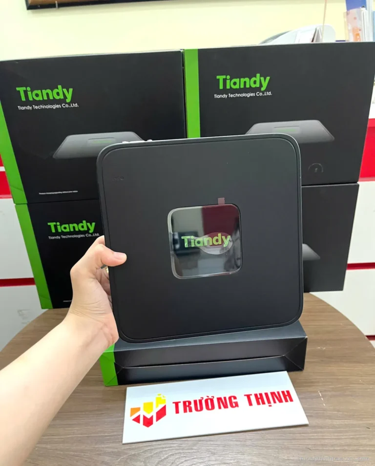 Tiandy đầu ghi hình camera IP – ảnh thực tế tại Trường Thịnh Telecom