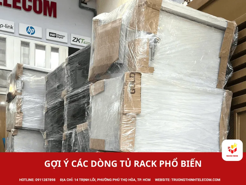 Gợi ý các dòng tủ rack phổ biến tại Trường Thịnh Telecom theo nhu cầu