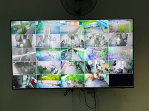 Kho hàng 24 camera sau khi sửa: đủ 24 kênh lên hình