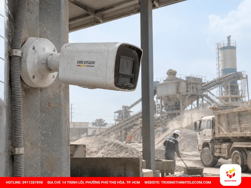 Kiểm tra hiện trường để biết camera có chịu được môi trường bụi thực tế