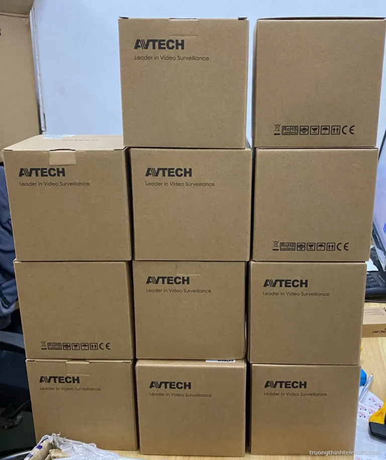 Camera AVTECH nguyên hộp – ảnh thực tế tại Trường Thịnh Telecom
