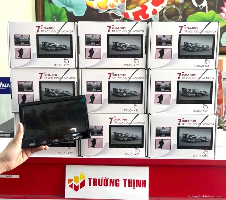 Màn hình màu 7 inch TFT LCD – ảnh thực tế tại Trường Thịnh Telecom