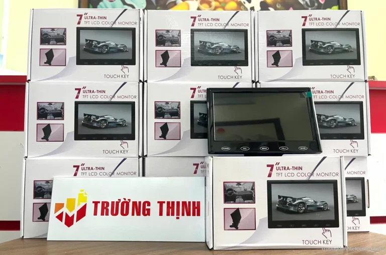 Màn hình màu 7 inch TFT LCD – ảnh thực tế tại Trường Thịnh Telecom