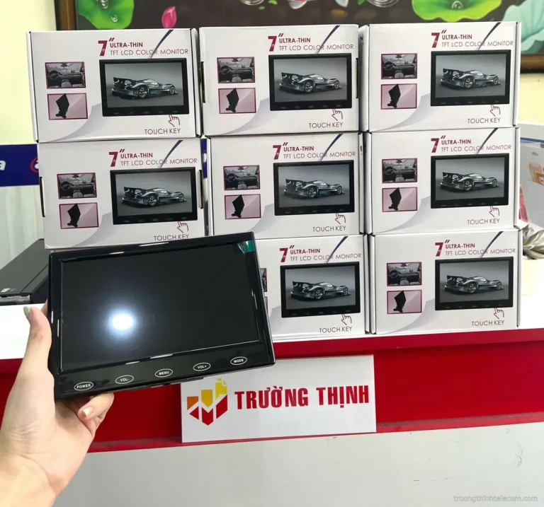 Màn hình màu 7 inch TFT LCD – ảnh thực tế tại Trường Thịnh Telecom