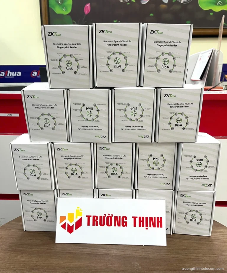 Máy chấm công ZKTeco – ảnh thực tế tại Trường Thịnh Telecom
