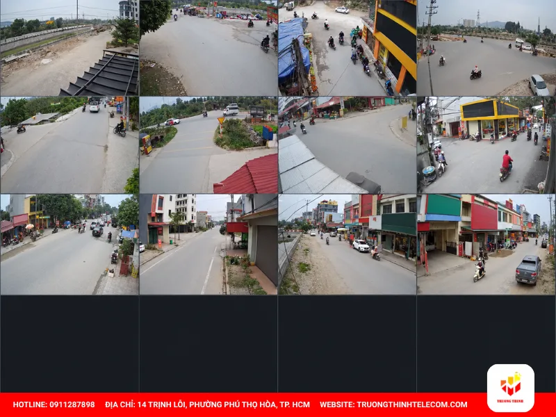 Mô hình lắp đặt camera khu phố phổ biến