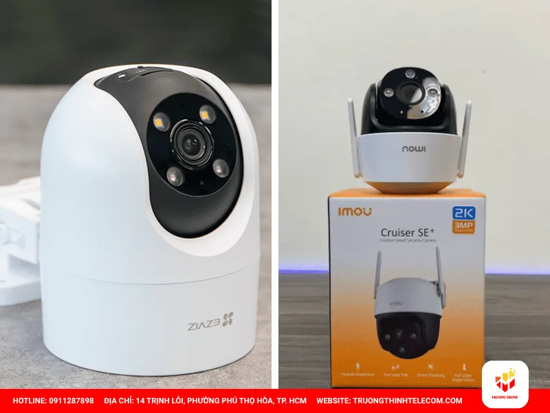 Nhóm 3: Camera wifi 360 độ ngoài trời chống nước, có màu ban đêm