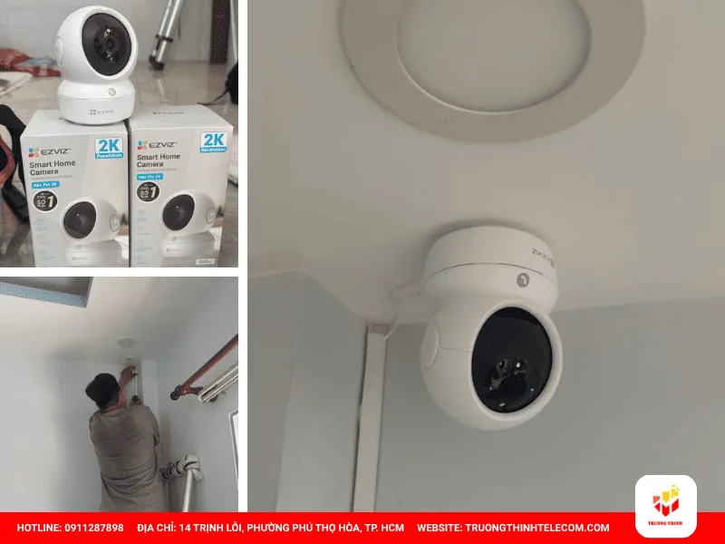 Quy trình lắp đặt camera gia đình tại Trường Thịnh Telecom