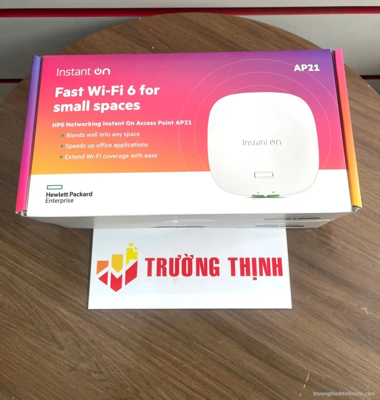 Thiết bị Wi-Fi HPE Aruba Instant On AP21 – ảnh thực tế tại Trường Thịnh Telecom