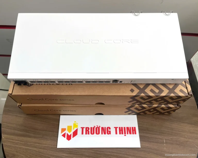 Thiết bị Wi-Fi MikroTik – ảnh thực tế tại Trường Thịnh Telecom