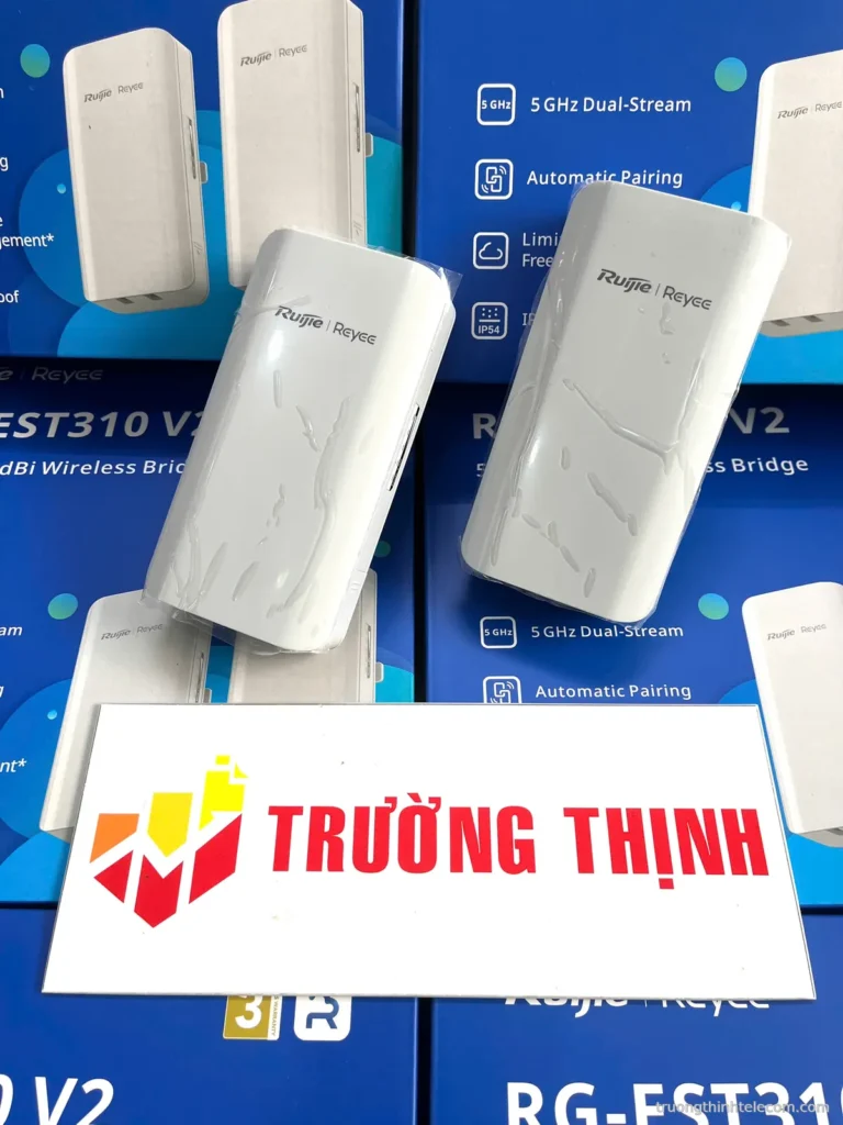 Thiết bị Wi-Fi Ruijie Reyee RG-EST310 V2 – ảnh thực tế tại Trường Thịnh Telecom