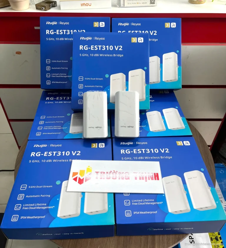 Thiết bị Wi-Fi Ruijie Reyee RG-EST310 V2 – ảnh thực tế tại Trường Thịnh Telecom