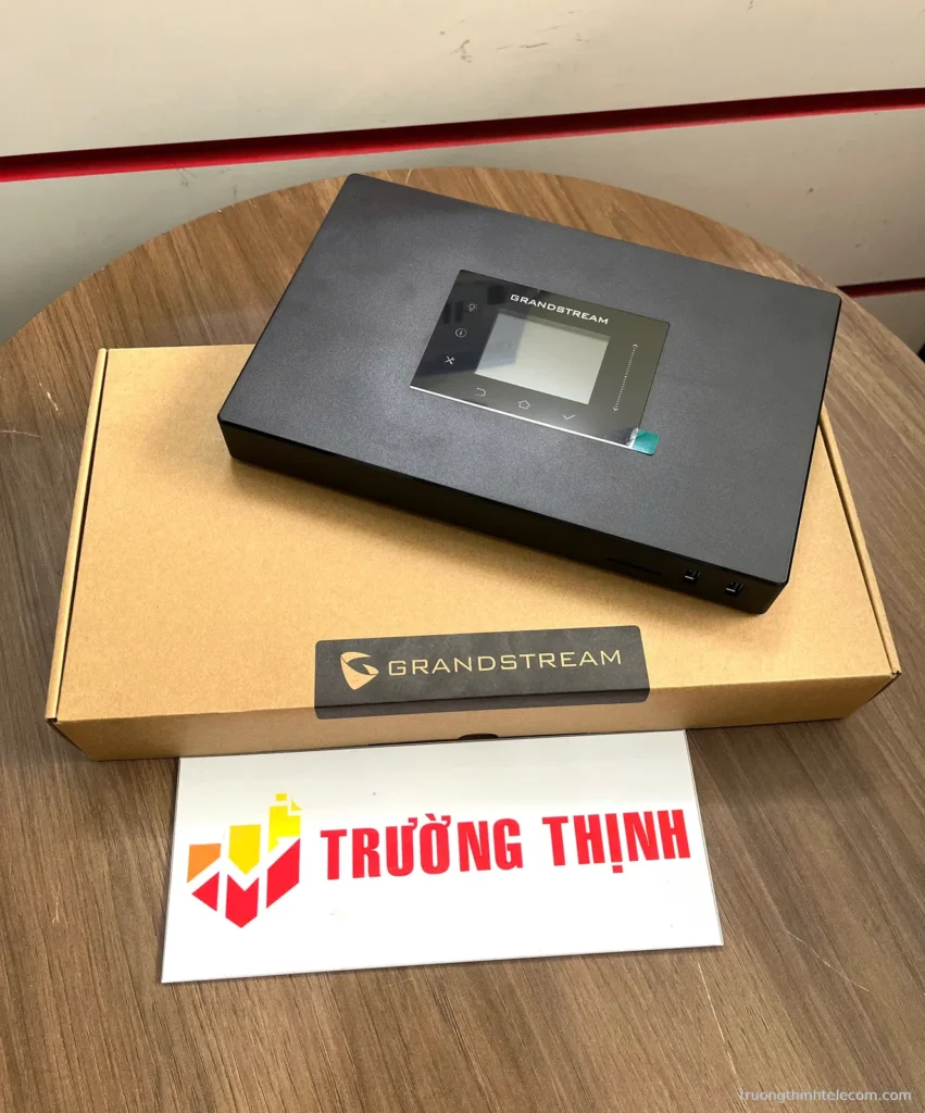 Tổng đài IP Grandstream UCM6304A – ảnh thực tế tại Trường Thịnh Telecom