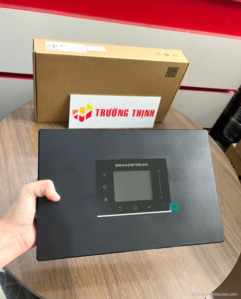 Tổng đài IP Grandstream UCM6304A – ảnh thực tế tại Trường Thịnh Telecom