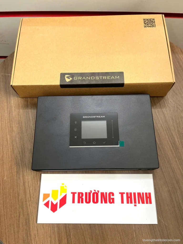 Tổng đài IP Grandstream UCM6304A – ảnh thực tế tại Trường Thịnh Telecom