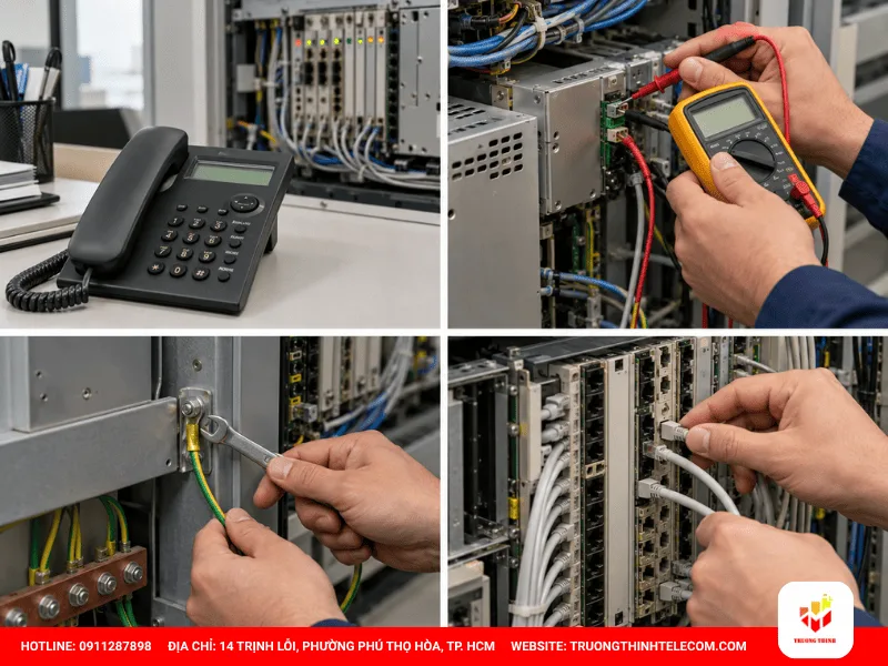 Xử lý tại tổng đài trung tâm