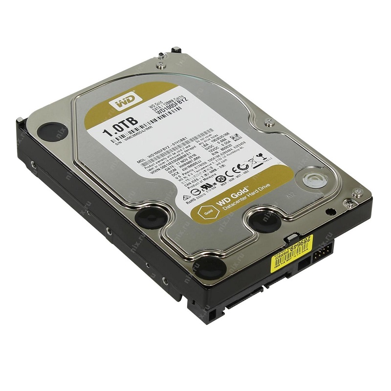Ổ cứng cắm trong HDD WD Gold 1TB 3.5 Inch (WD1005FBYZ) cho Server – Tầm Nhìn