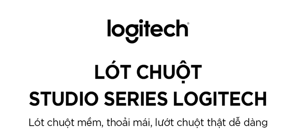 Lót chuột Logitech Mouse Pad Studio Series