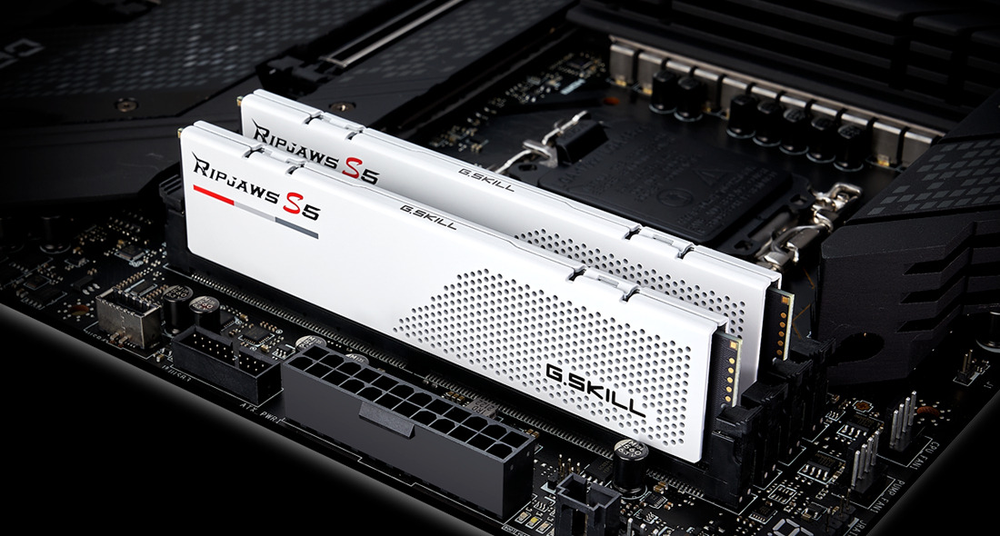 Ram Gskill Ripjaws S5 White 32GB F5-5200J4040A16GX2-RS5W