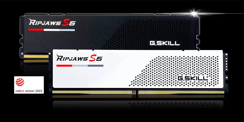 RAM PC GSkill DDR5 16GB 5600MHz Ripjaws F5-5600J4645A16GX1-RS5K