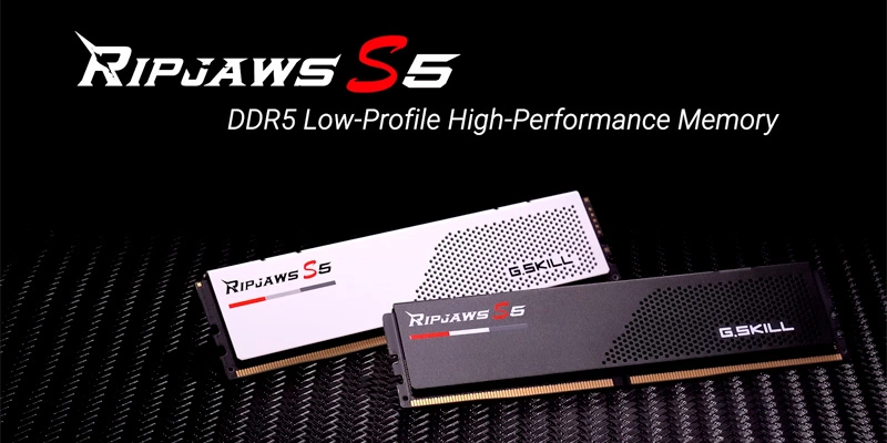 RAM PC GSkill DDR5 16GB 5600MHz Ripjaws F5-5600J4645A16GX1-RS5K
