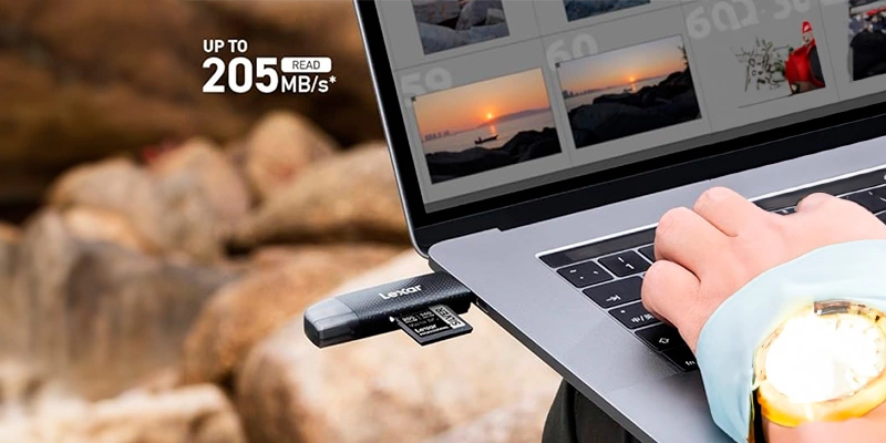 Đầu đọc thẻ nhớ MicroSD/SD Lexar LRW310X-BNBNG
