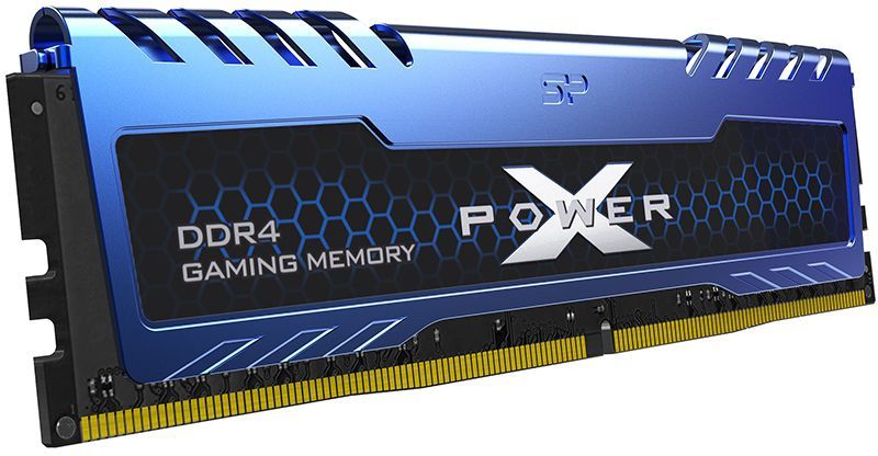 Ram Silicon Tản nhiệt Turbine 16G/3600 Màu Xanh SP016GXLZU360BSA