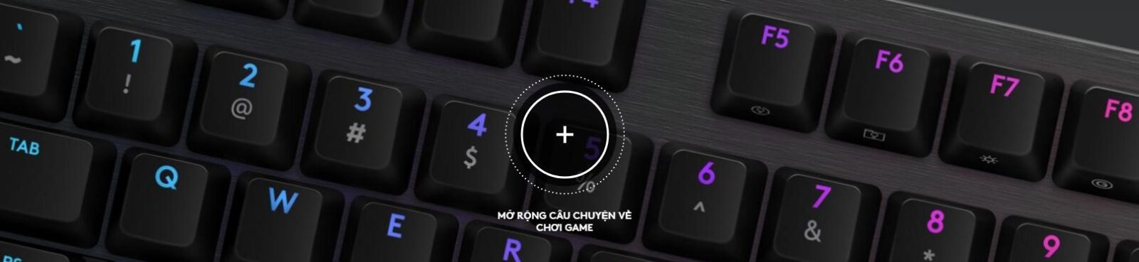 Bàn phím Game Logitech G512 lightsync rgb mechanical GX blue/clicky Đen - ảnh 7