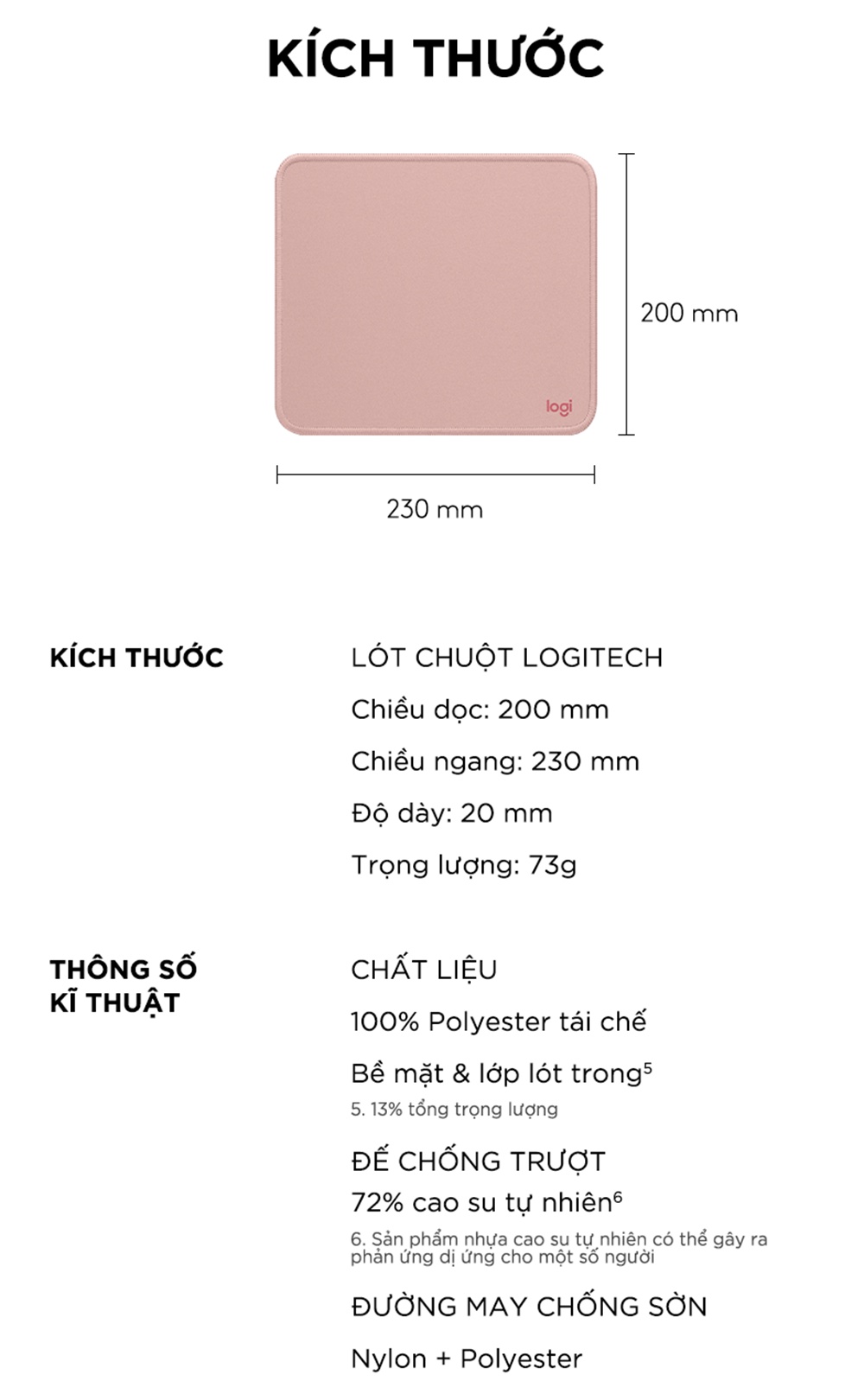 Lót chuột Logitech Mouse Pad Studio Series - ảnh 10
