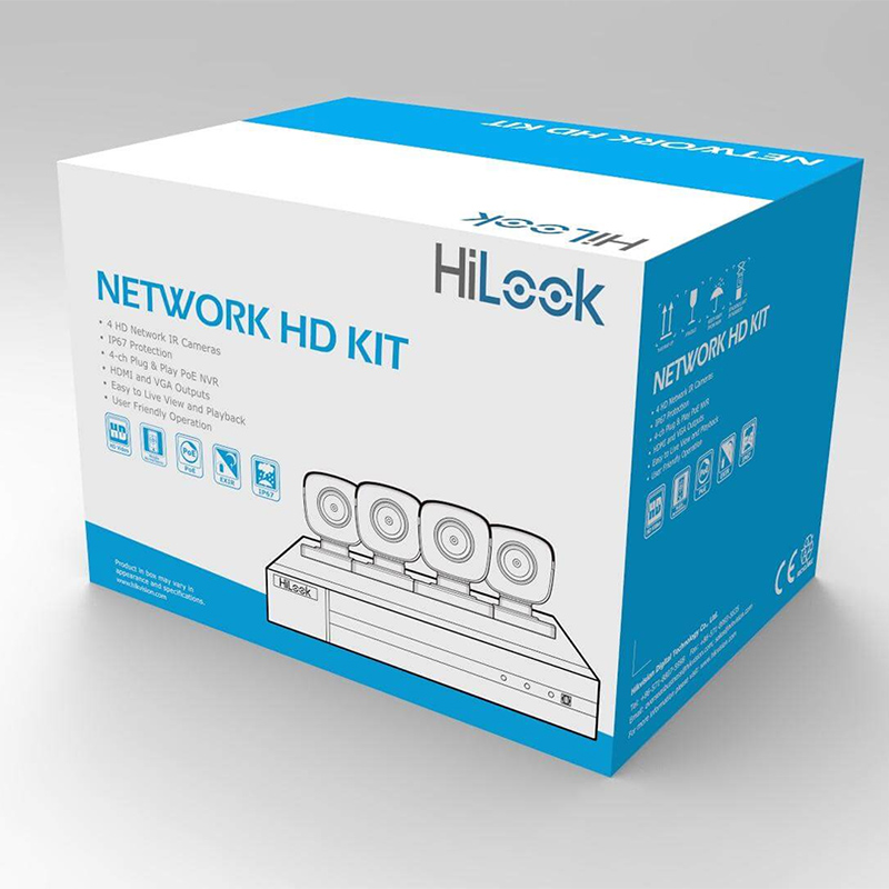 Camera quan sát trọn bộ camera IP HILOOK IK-4042BH-MH/P (bộ 4 camera 2MP)