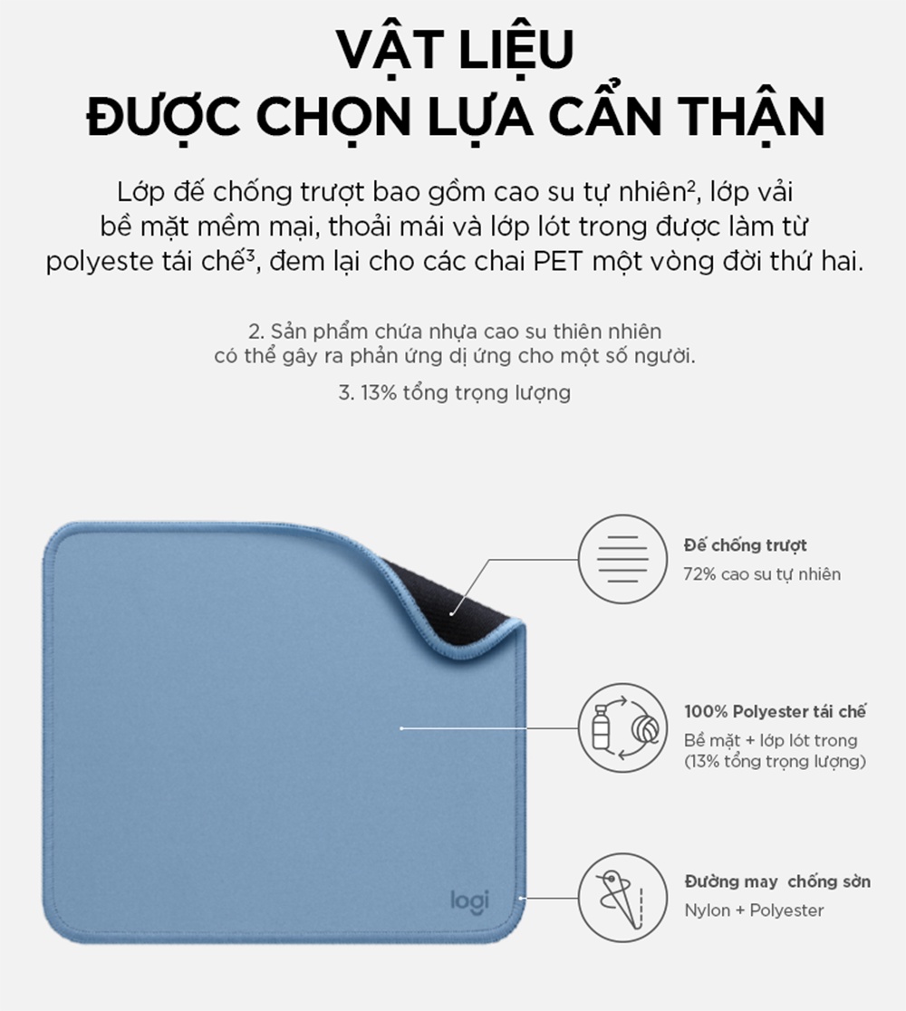 Lót chuột Logitech Mouse Pad Studio Series - ảnh 6