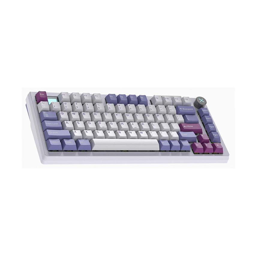 Bàn phím cơ Darmoshark TOP 75 Tri-mode RGB White