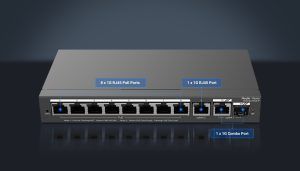 Thiết Bị Mạng Switch PoE Ruijie RG-ES210GS-P