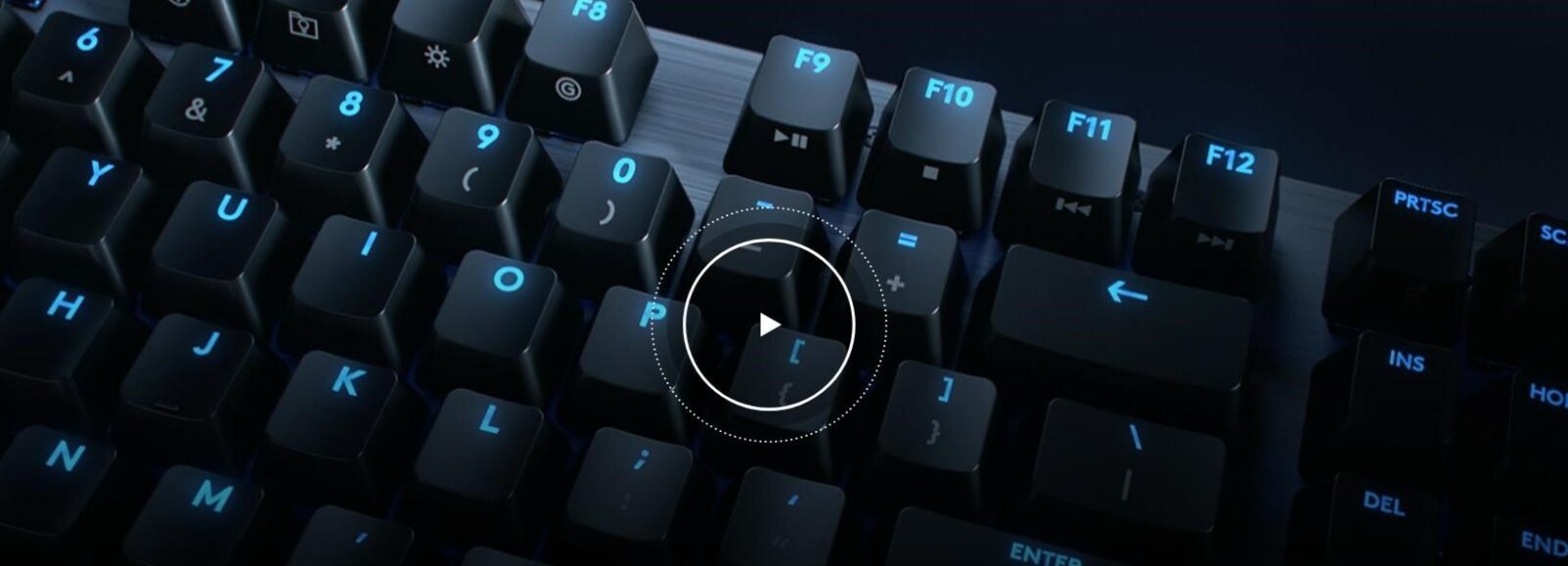 Bàn phím Game Logitech G512 lightsync rgb mechanical GX blue/clicky Đen - ảnh 3