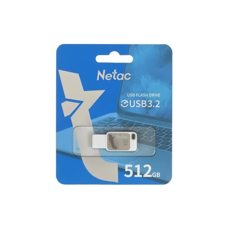 USB Netac UA31 USB3.2 Flash Drive 512GB NT03UA31N-512G-32YE