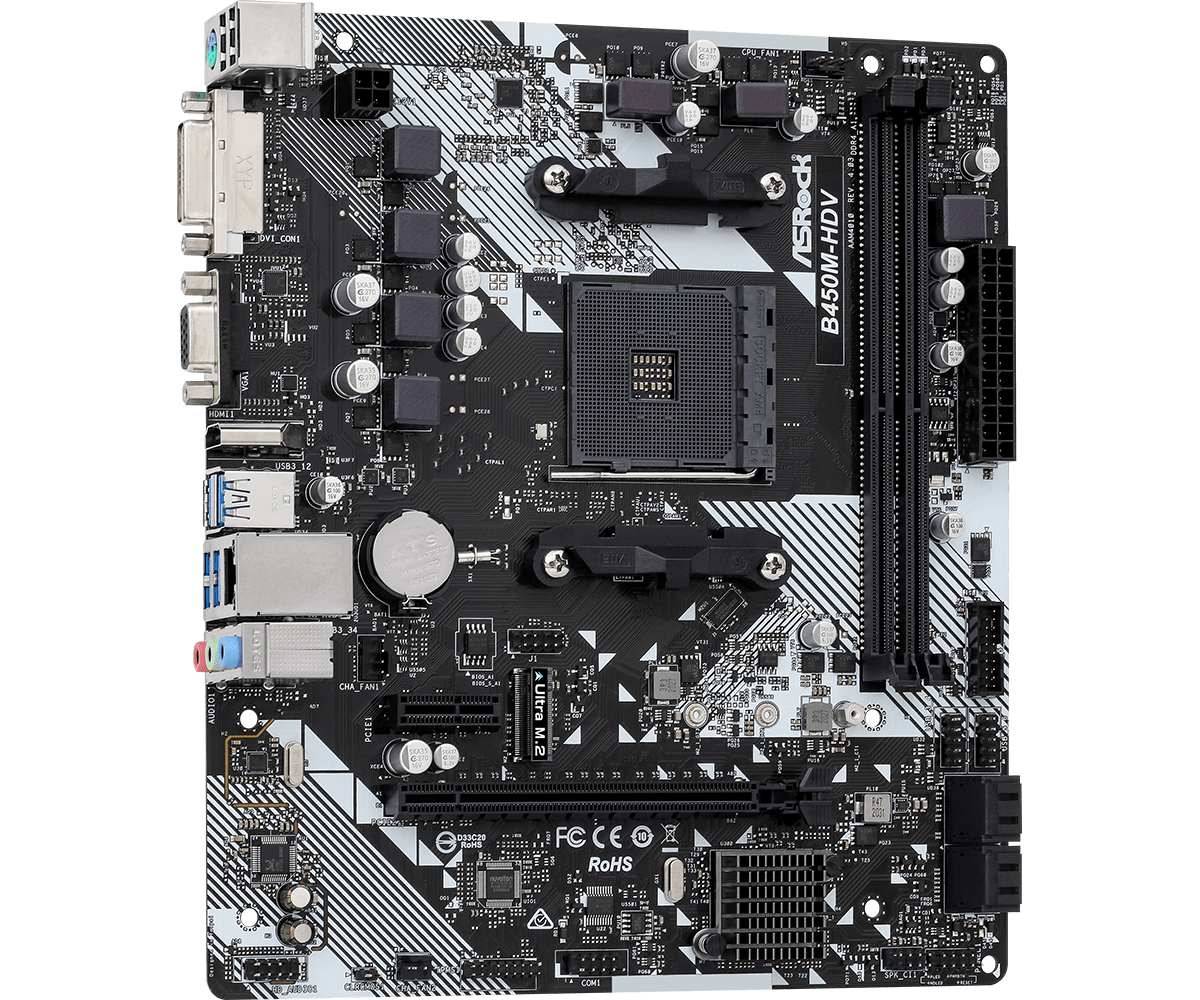 Mainboard Asrock B450M-HDV R4.0