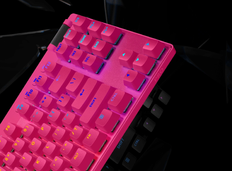KEYBOARD Logitech G PRO X TKL LIGHTSPEED TACTILE GAMING (Black/ White)