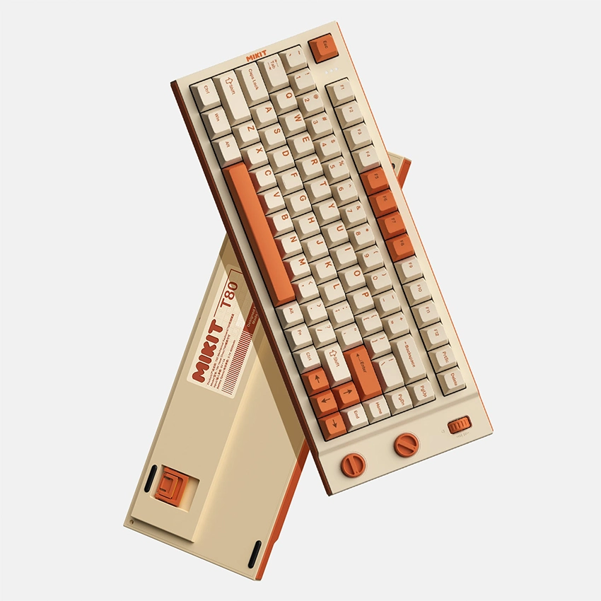Bàn Phím Cơ Mikit T80 HAZEL CHOC RGB