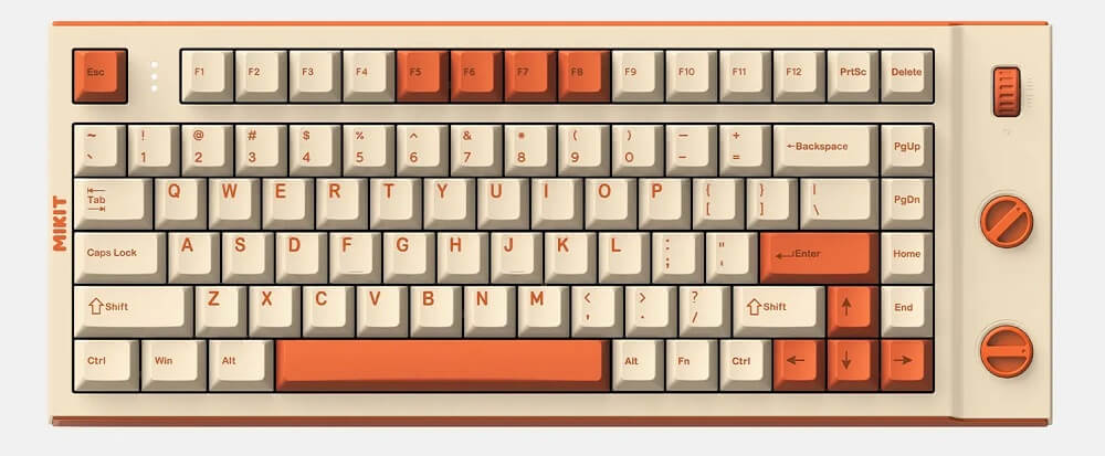Bàn Phím Cơ Mikit T80 HAZEL CHOC RGB