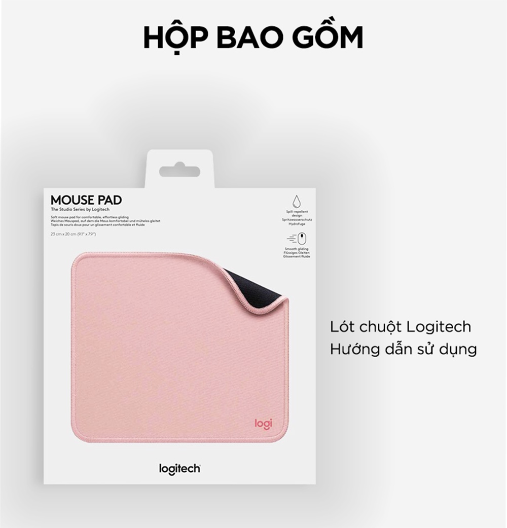 Lót chuột Logitech Mouse Pad Studio Series - ảnh 11