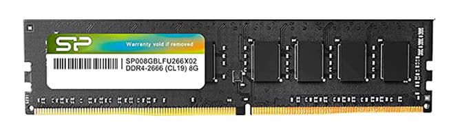Bộ nhớ trong Silicon 8Gb SP008GBLFU266X02 DDR4-2666 CL19