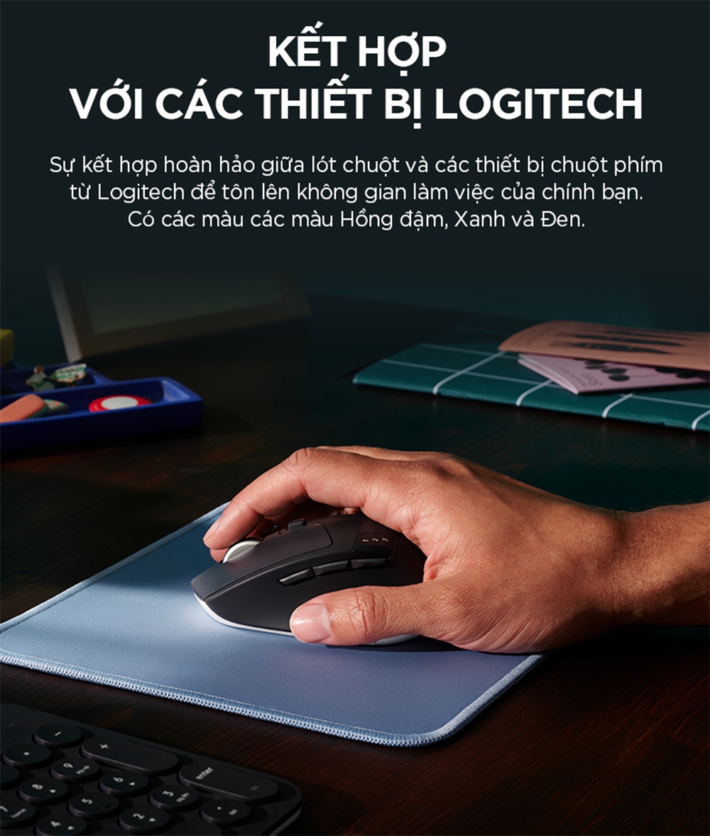 Lót chuột Logitech Mouse Pad Studio Series - ảnh 9