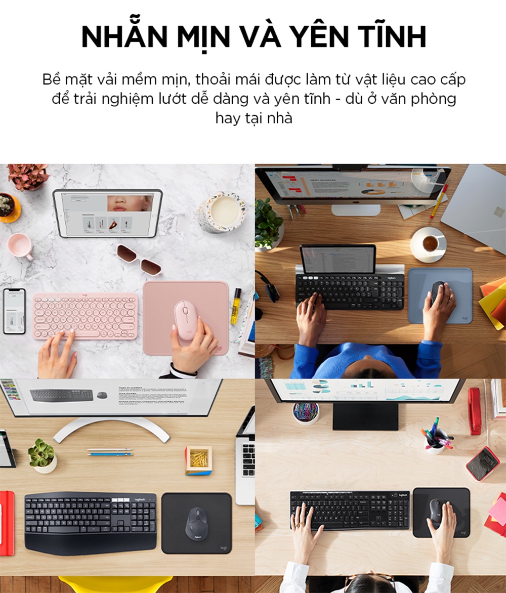 Lót chuột Logitech Mouse Pad Studio Series - ảnh 4