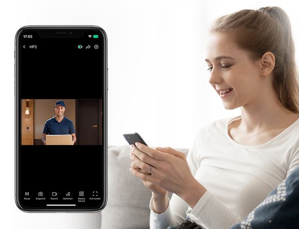 Chuông cửa màn hình màn hình cảm ứng 4.3 inch EZVIZ 2MP HP2 - ảnh 3