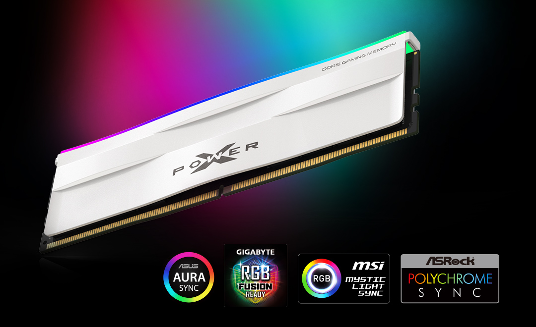 Ram Tản Nhiệt (LED) DDR5-5200, C38, RGB-UDIMM, 16GBx1 SP016GXLWU520FSH 