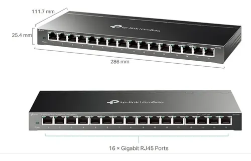 Switch Omada 16 Port Gigabit TP-Link DS116GE