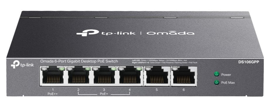 Switch không được quản lý 6 Port Omada TP-Link DS106GPP