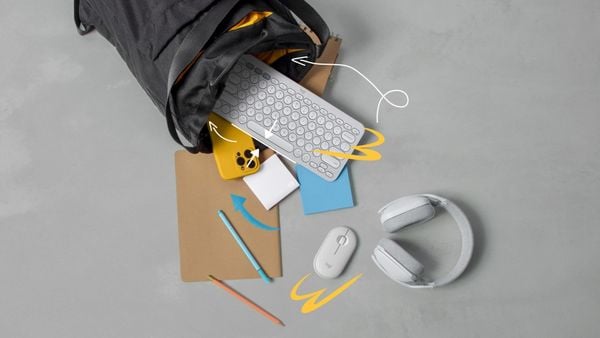 Bàn Phím Không Dây Logitech Pebble Keys 2 K380S - ảnh 3