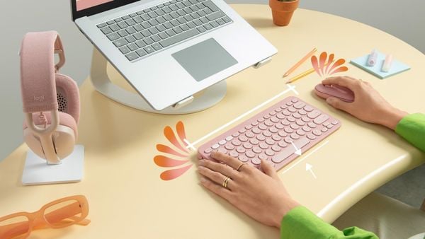 Bàn Phím Không Dây Logitech Pebble Keys 2 K380S
