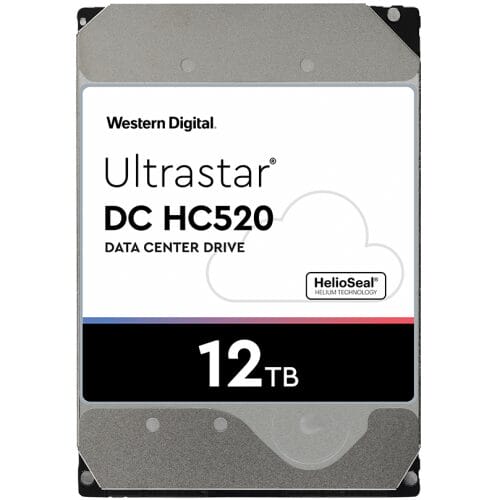 Ổ cứng WD Ultrastar 12TB 3.5" 26.1MM 256MB HUH721212ALE604